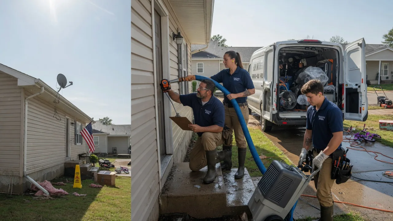 Ceiling Water Damage Restoration in Bridgeville, PA near me